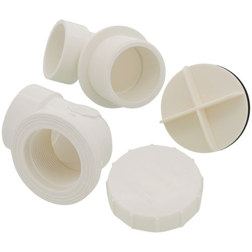 Main product image of AB&A PVC Schedule 40 Waste & Overflow Half Kit w/ Test Kit