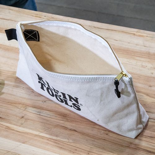 Main product image of 16" Extra-Long Canvas Tool Pouch/Zipper Bag (Natural)