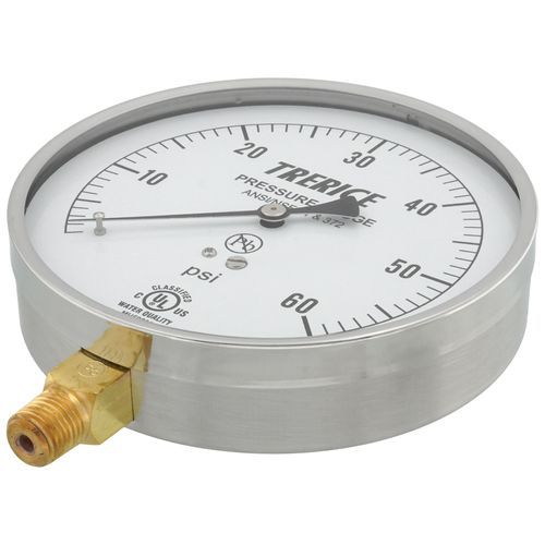 Main product image of 620B, 4-1/2" Pressure Gauge with Lower Mount (0-60 PSI)