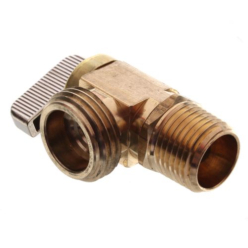 Main product image of 1/2" Female Sweat or 1/2" MIP x Male Hose, Angle Hose & Boiler Drain Valve, LF (Brass)