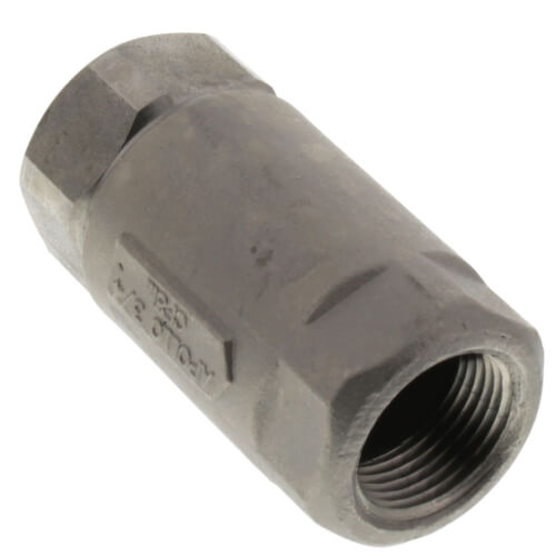3/4" Threaded Stainless Steel Spring Check Valve