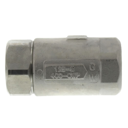 3/4" Threaded Stainless Steel Spring Check Valve