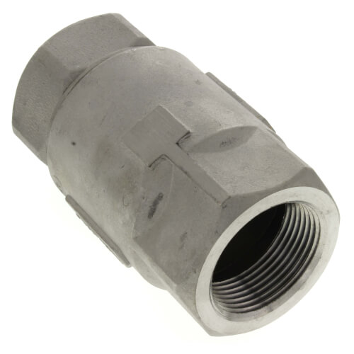 Main product image of 1-1/4" Threaded Stainless Steel Spring Check Valve