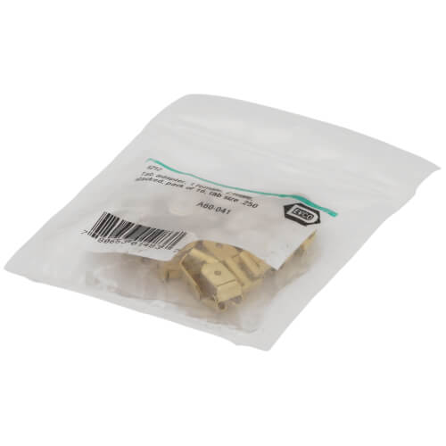 Main product image of 1/4" Non-Insulated Tab Adapter, 1 Female, 2 Male Stacked, (Pack of 16)