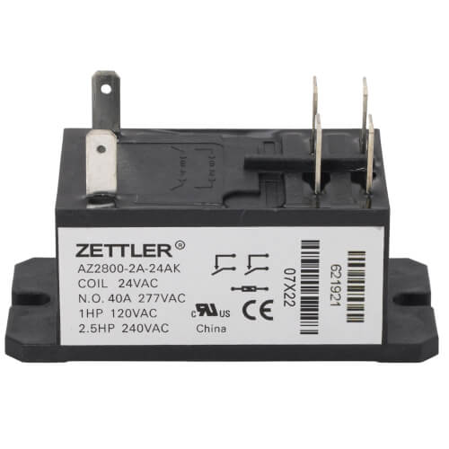 621921R Nordyne 621921R 24V 30A DPST Electrical Heat Relay, 621921R
