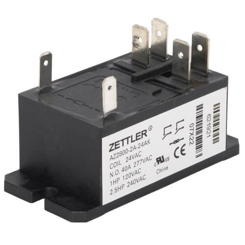 621921R Nordyne 621921R 24V 30A DPST Electrical Heat Relay, 621921R