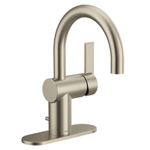 Main product image of Cia 1 Handle High Arc Bathroom Faucet (Brushed Nickel), 6221BN