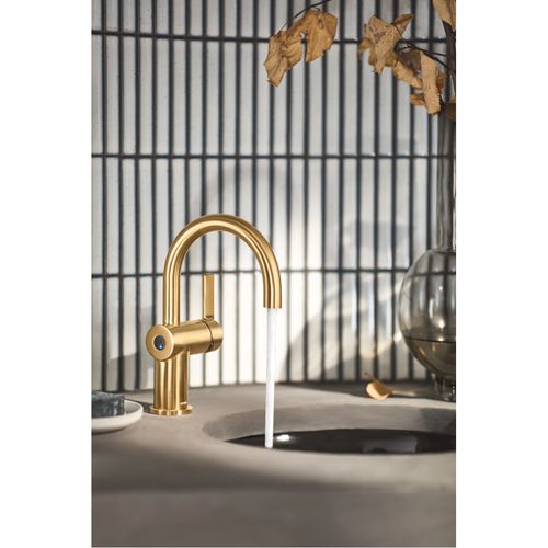 Main product image of Cia 1 Handle High Arc Touchless Bathroom Faucet (Brushed Gold), 6221EWBG