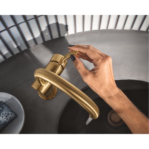 Main product image of Cia 1 Handle High Arc Touchless Bathroom Faucet (Brushed Gold), 6221EWBG