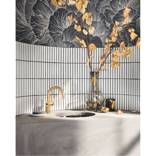 Main product image of Cia 1 Handle High Arc Touchless Bathroom Faucet (Brushed Gold), 6221EWBG