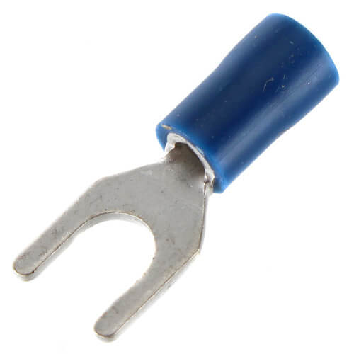 Insulated Spades Solderless Terminals, 16-14 AWG, Stud #10 (50-Pack)