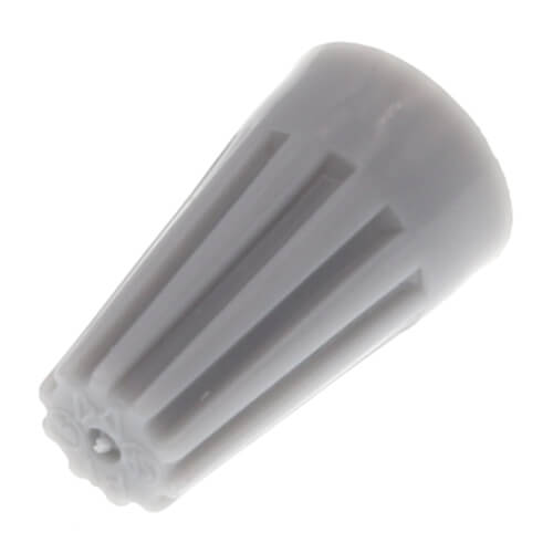 Gray Screw-On Wire Connectors, Size 71B, 22-16 AWG, 300V Max. (100 Pack)