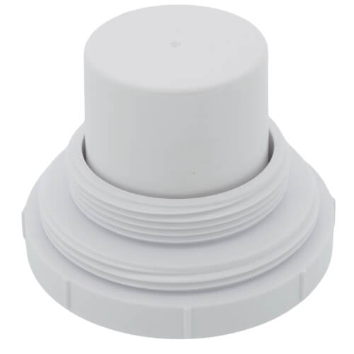 thumbnail interactive-video image 1 of 3 In. X 4 In. PVC Sewer Popper Cleanout And Relief Valve - Schedule 40, White, Threaded 1 of 4