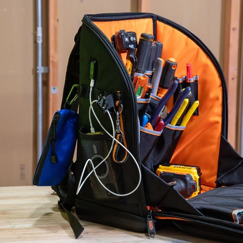 Main product image of Tradesman Pro Tool Station Tool Bag Backpack, 27 Pockets