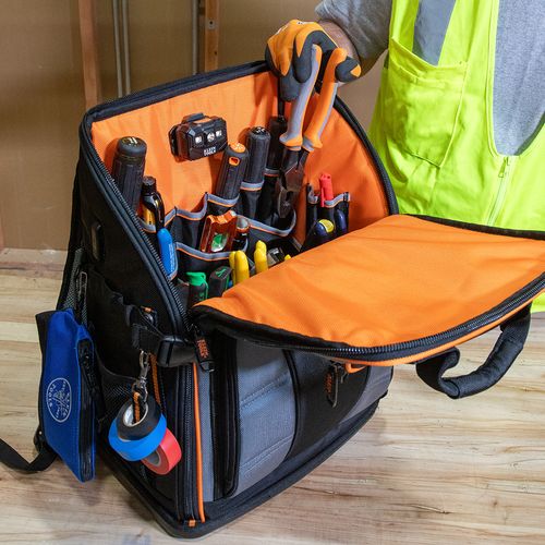 Main product image of Tradesman Pro Tool Station Tool Bag Backpack, 27 Pockets