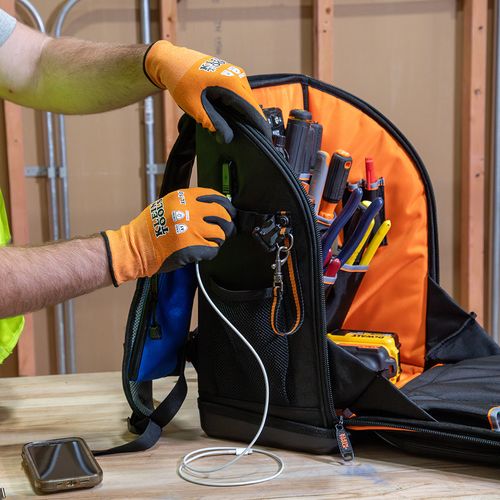 Main product image of Tradesman Pro Tool Station Tool Bag Backpack, 27 Pockets