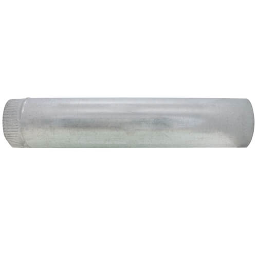 Main product image of 6" 24 Ga Galvanized Snaplock Smoke Pipe (2' Length)