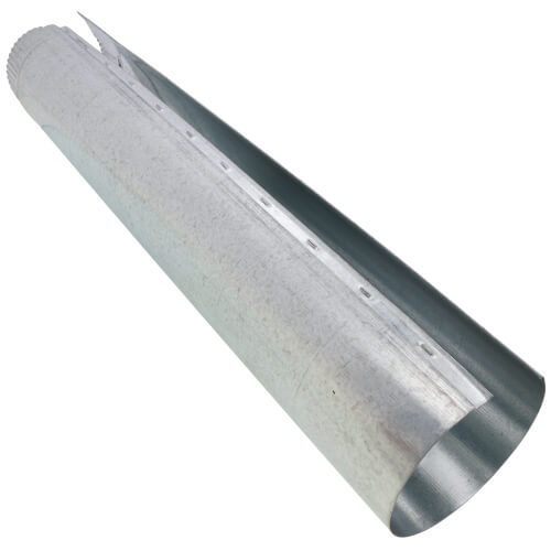 Main product image of 6" 24 Ga Galvanized Snaplock Smoke Pipe (2' Length)