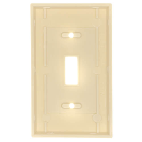 Main product image of Single toggle cover with 1/2" mounting screws (Ivory)