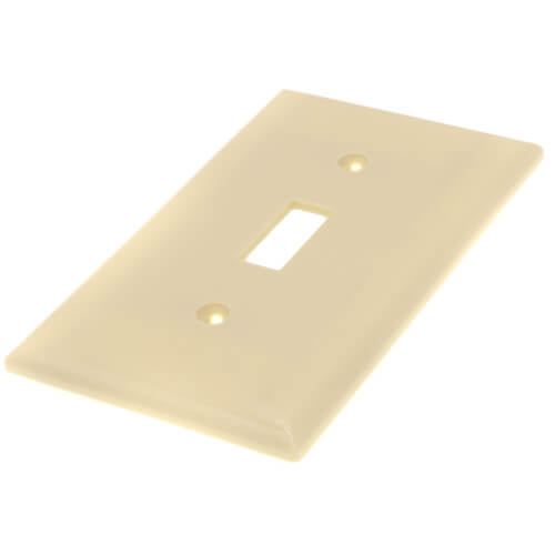 Main product image of Single toggle cover with 1/2" mounting screws (Ivory)