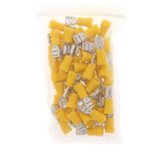 Insulated Female Slip-On Terminal, 12-10 AWG (Pack of 50)