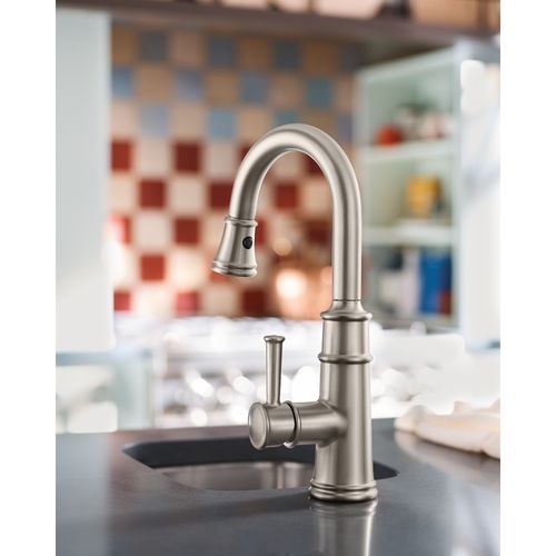 Main product image of Belfield 1 Handle Pulldown Bar Faucet, 1.5 GPM, 6260SRS (Spot Resist Stainless)