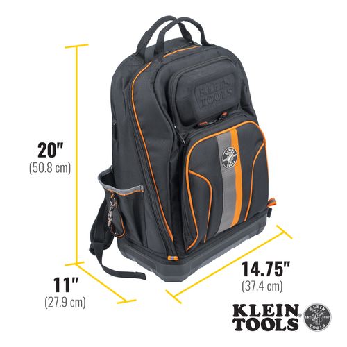 62800BP - Klein Tools 62800BP - 40-Pocket Tradesman Pro™ XL Tool Bag ...