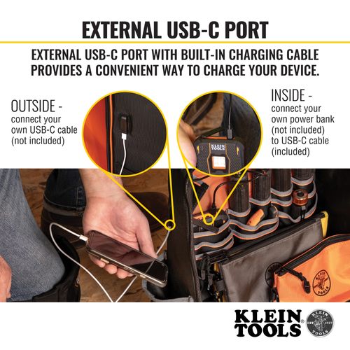 Main product image of Tradesman Pro Tool Station Tool Bag Backpack, 27 Pockets