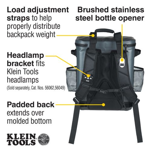 Main product image of 30-Can Capacity Insulated Backpack Cooler