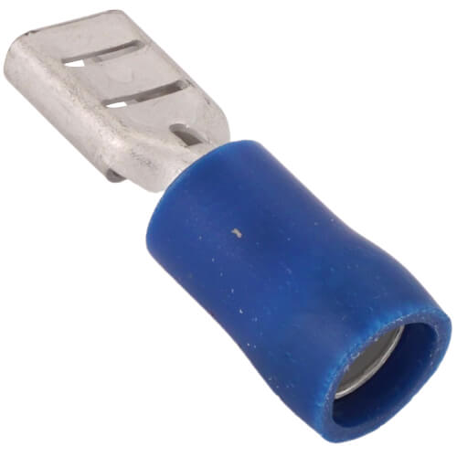 Insulated Female Slip-On Solderless Terminal, 16-14 AWG, Tab Size .187 (50 Pack)