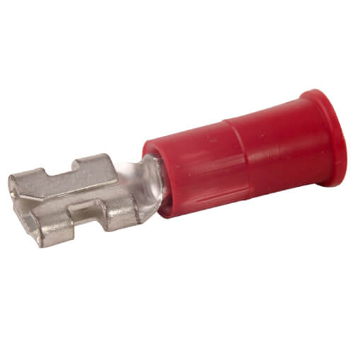 Insulated Female Slip-On Solderless Terminal, 22-18 AWG, Tab Size .187 (50 Pack)