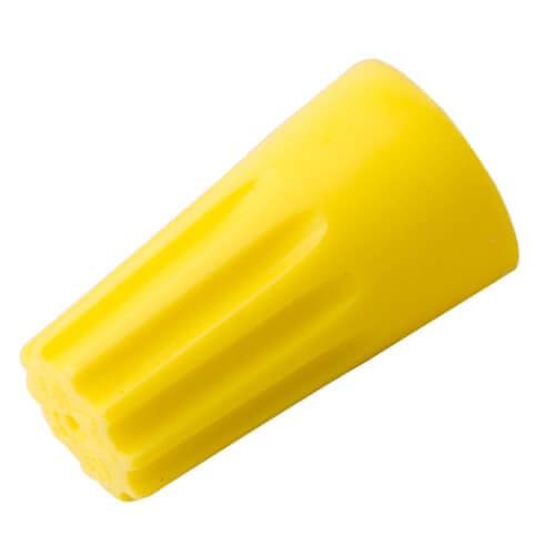 Medium Yellow Standard Aluminum Wire Connectors (Pack of 18)