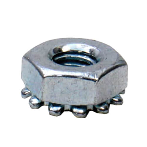 Hex Nut, 8-32, w/External Tooth Lock Washer