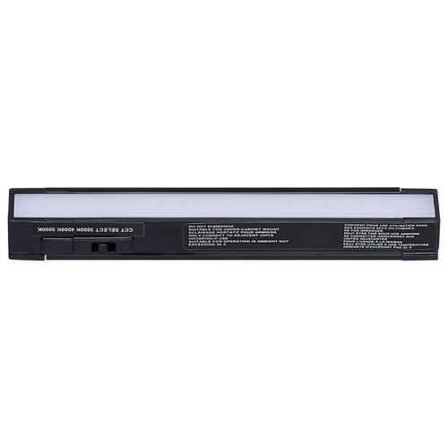 Main product image of 2W 6" LED Under Cabinet, 30K/40K/50K CCT Selectable, Black Finish, 120V
