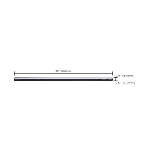 Main product image of 10W 30" LED Under Cabinet, 30K/40K/50K CCT Selectable, Black Finish, 120V