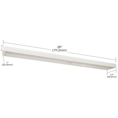 Main product image of 17 Watt 28 Inch LED White Under Cabinet Light CCT Selectable 40000 Hours