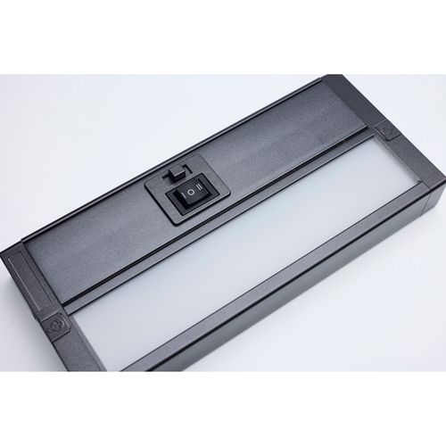 Main product image of 5W 8" LED Under Cabinet, 30K/40K/50K CCT Selectable, Dark Bronze, 120V