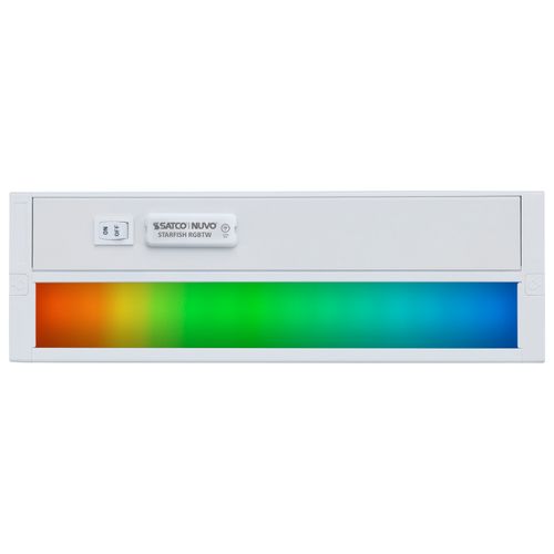 Main product image of 11" LED SMART Starfish RGB and Tunable White Under Cabinet Light White Finish