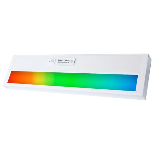 Main product image of 14" LED SMART Starfish RGB and Tunable White Under Cabinet Light White Finish