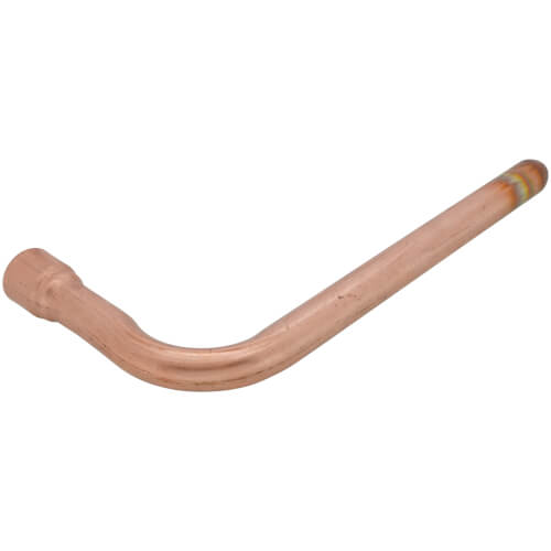 1/2" CPVC Socket Metalhead Copper Stub Out Elbow with Ear (3-1/2" x 8")