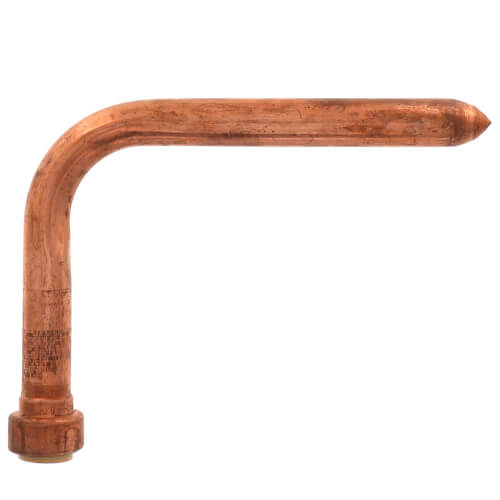 Main product image of 3/4" Push Fit Copper Stub Out Elbow (6" x 8-3/4")