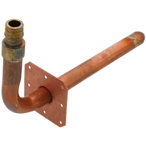 1/2" Expansion PEX Brass x 1/2" Copper Stub Elbow (4" x 8")
