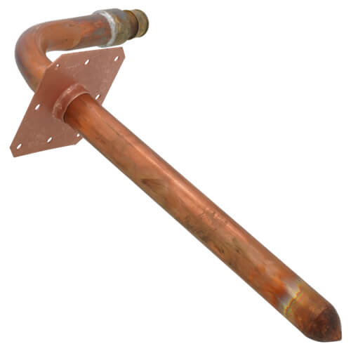1/2" Expansion PEX Brass x 1/2" Copper Stub Elbow (4" x 8")