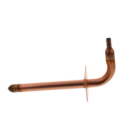 Main product image of 3/8" PowerPEX Copper Stub Out Elbow w/ Ear (3-1/2" x 8")
