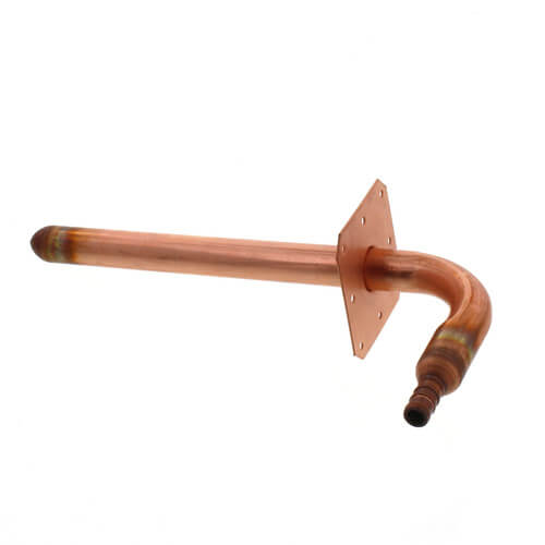 Main product image of 3/8" PowerPEX Copper Stub Out Elbow w/ Ear (3-1/2" x 8")