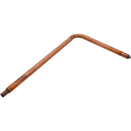 3/4" PowerPEX Crimp Copper Stub Out Elbow (13" x 6")