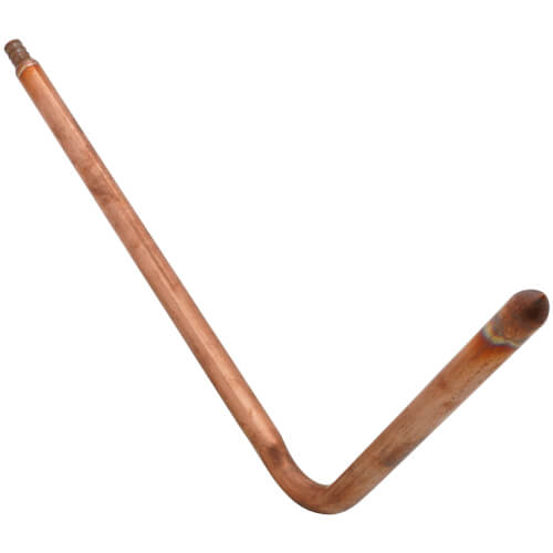 3/4" PowerPEX Crimp Copper Stub Out Elbow (13" x 6")