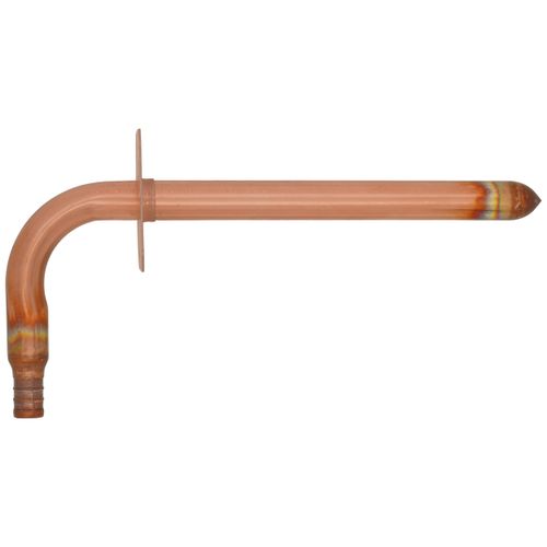 Main product image of 1/2" PowerPEX Copper Stub Out Elbow w/ Ear (3-1/2" x 8")