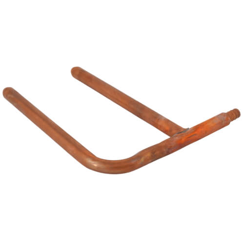 1/2" PowerPEX Crimp Double Copper Stub Out Elbow (8" x 8")