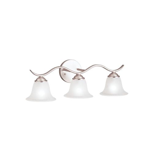 Main product image of Dover 22.5" 3 Light Vanity Light w/ Etched Seeded Glass (Brushed Nickel)